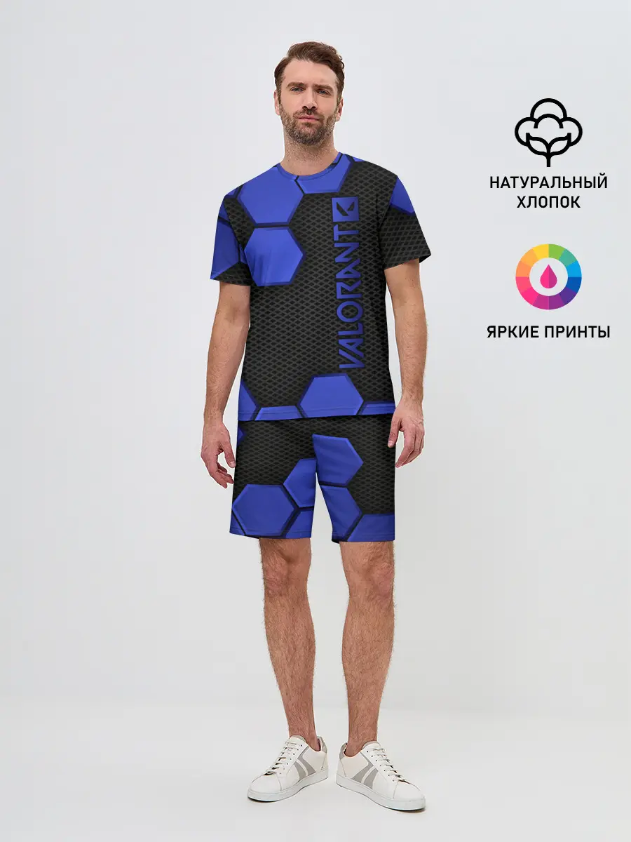 Мужской костюм с шортами / Valorant