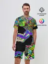Мужской костюм с шортами / ПСИХОДЕЛИКА NEW