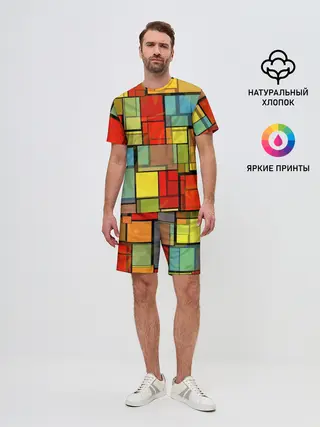 Мужской костюм с шортами / ГЕОМЕТРИЯ