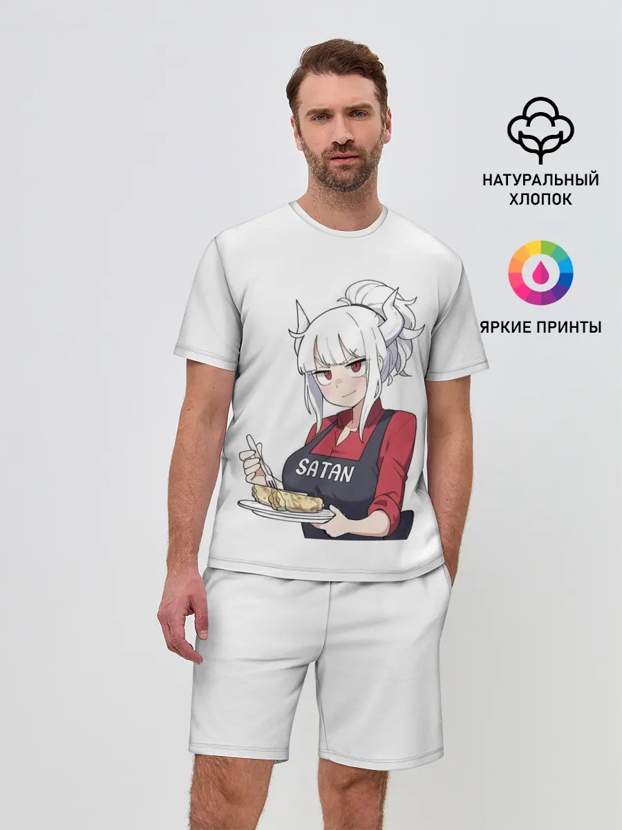 Мужской костюм с шортами / Helltaker