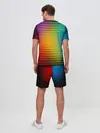 Мужской костюм с шортами / Радужный градиент
