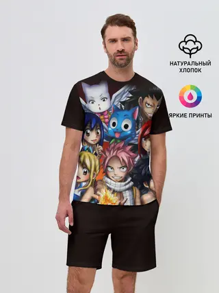 Мужской костюм с шортами / Fairy Tail manga