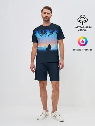 Мужской костюм с шортами / WOLF