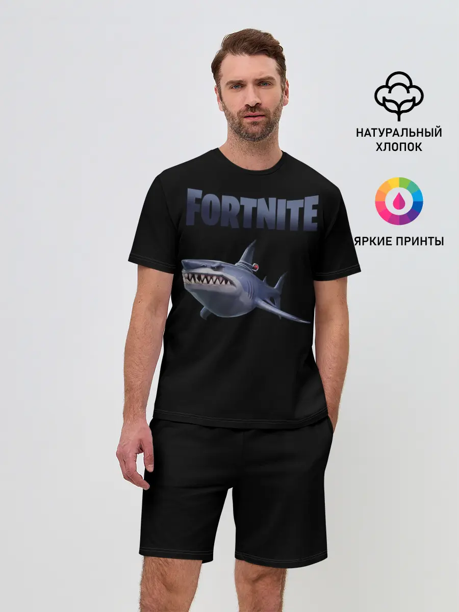 Мужской костюм с шортами / Loot Shark Fortnite