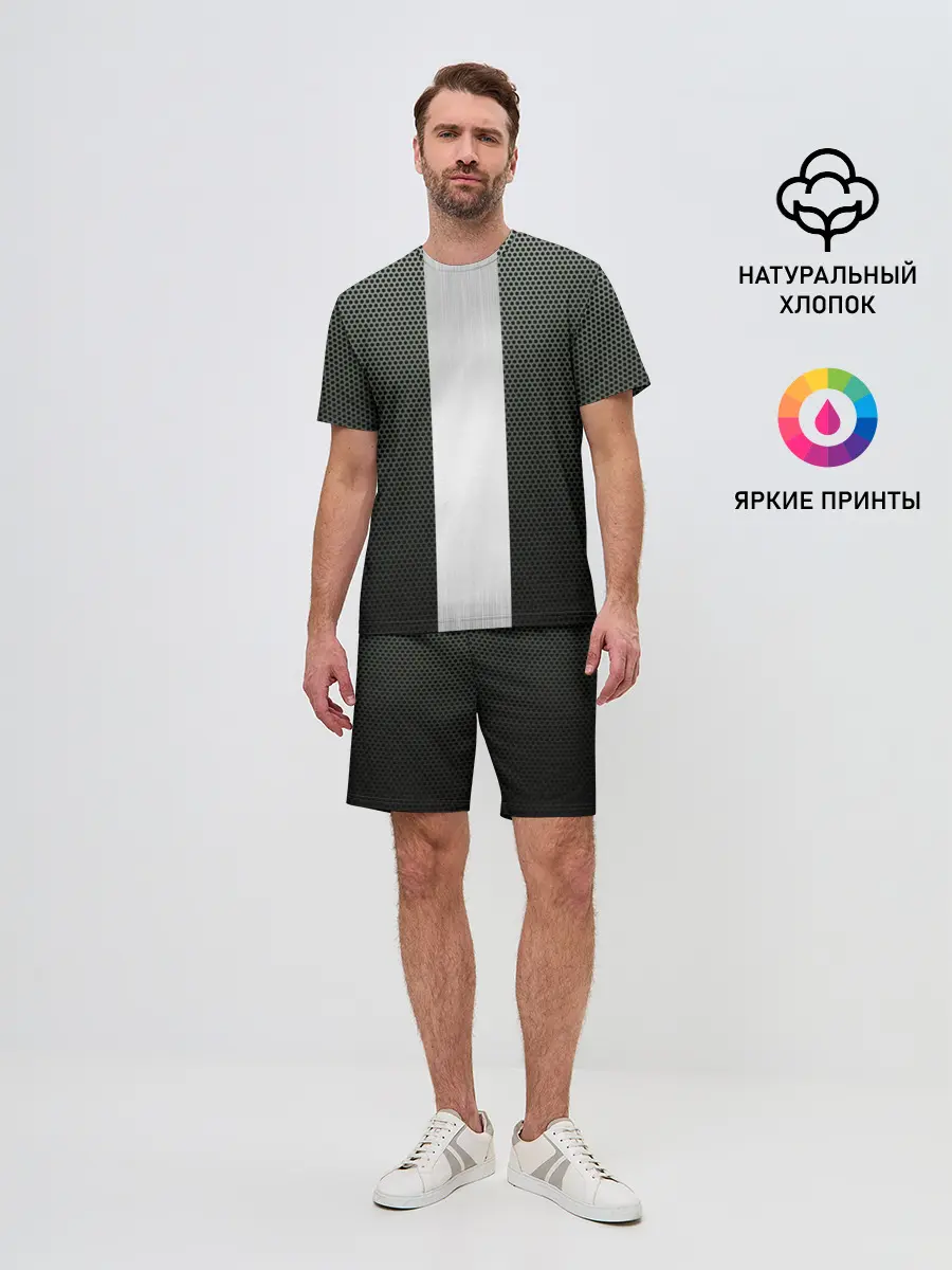 Мужской костюм с шортами / Карбоновый занавес