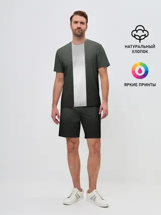 Мужской костюм с шортами / Карбоновый занавес