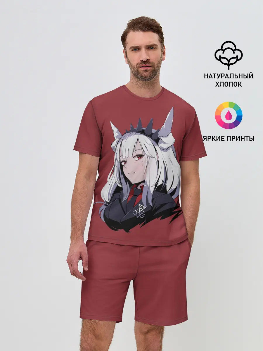 Мужской костюм с шортами / Helltaker