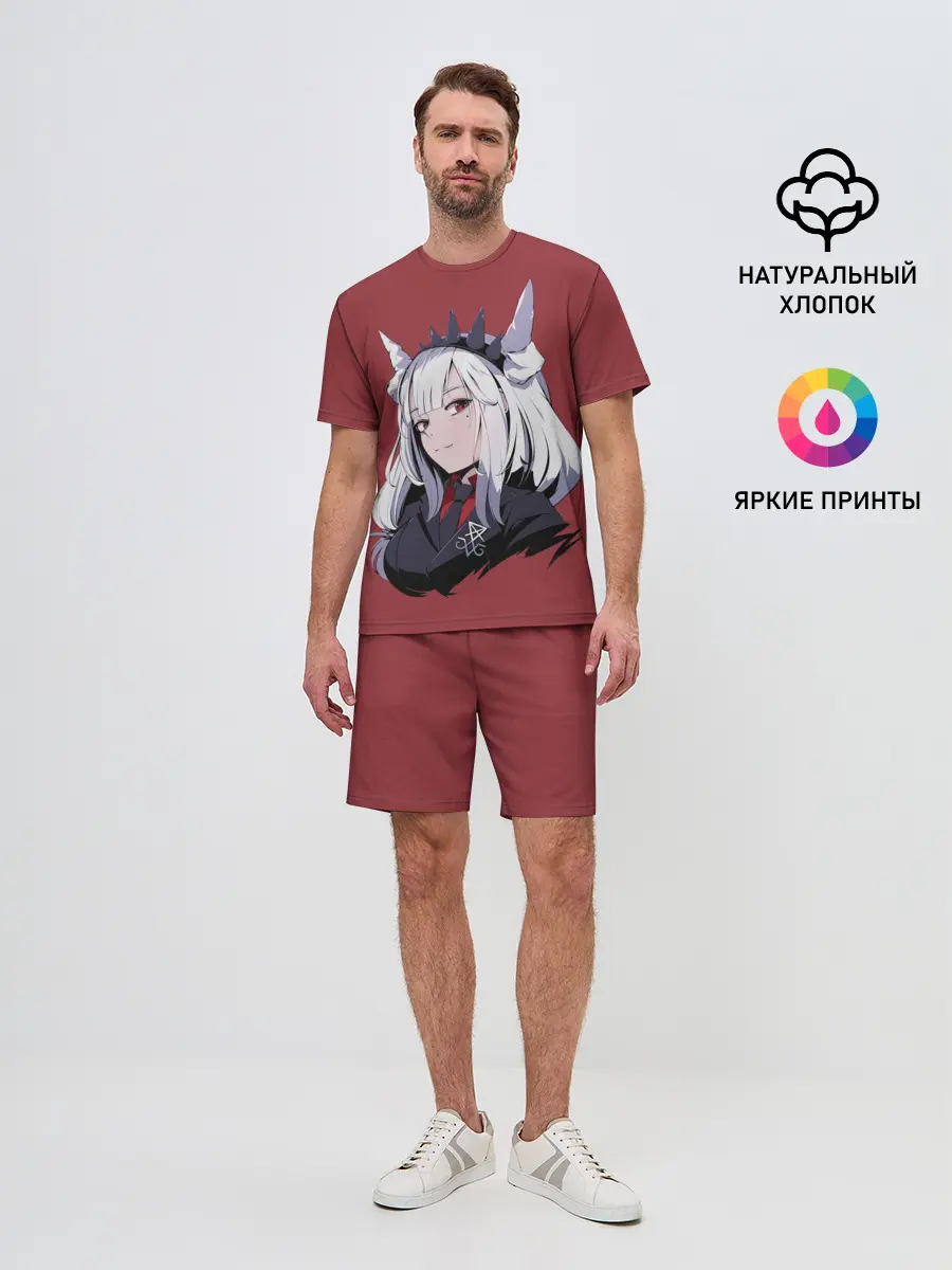 Мужской костюм с шортами / Helltaker