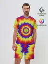 Мужской костюм с шортами / Tie-Dye