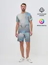 Мужской костюм с шортами / 3D соты