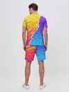 Мужской костюм с шортами / Цветные переливы
