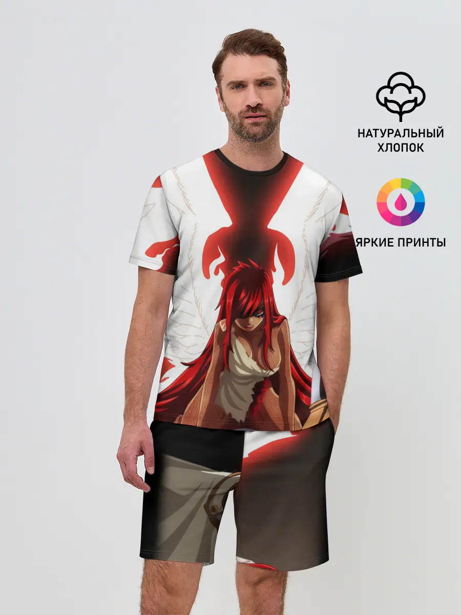 Мужской костюм с шортами / Эльза Фейри Тейл