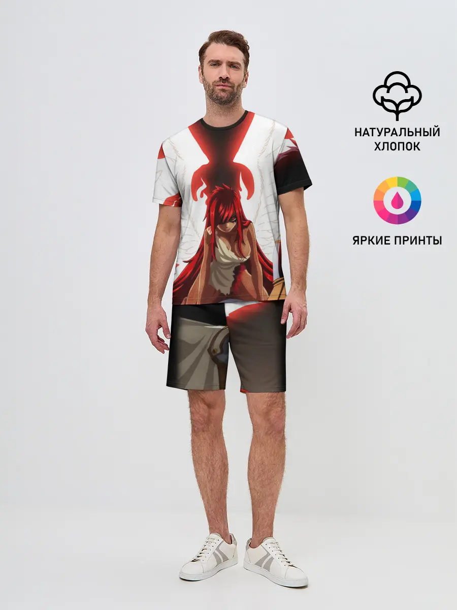 Мужской костюм с шортами / Эльза Фейри Тейл