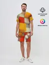 Мужской костюм с шортами / КУБЫ 3D