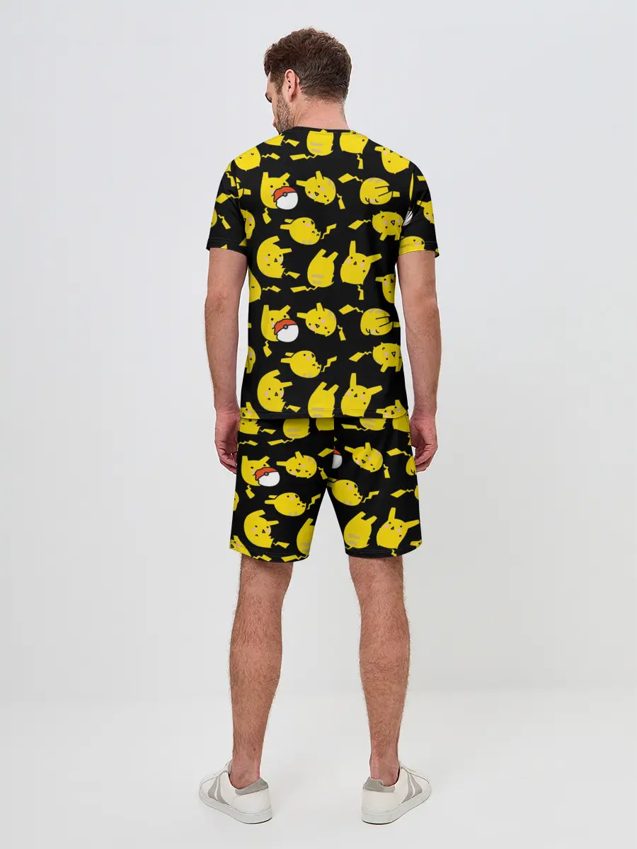 Мужской костюм с шортами / Пикачу