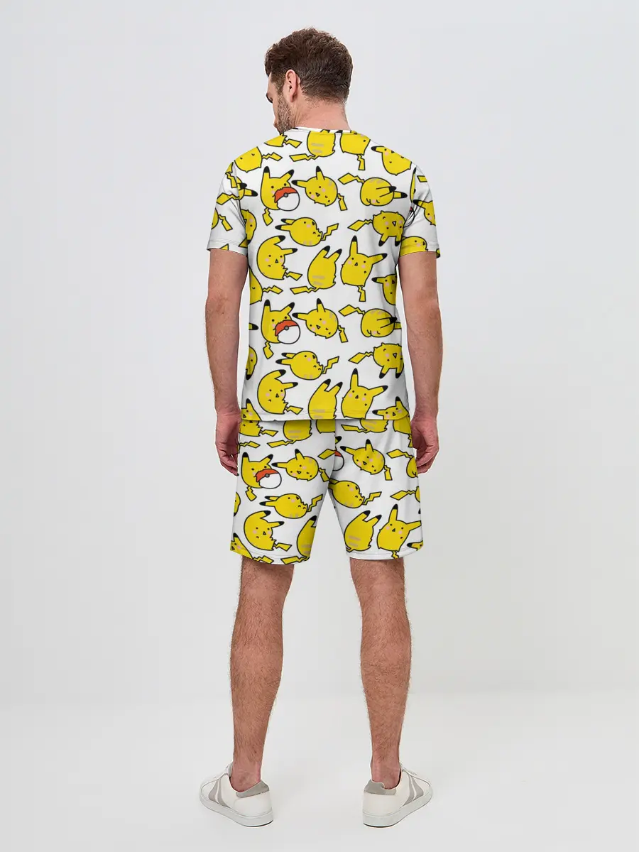 Мужской костюм с шортами / Пикачу