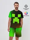 Мужской костюм с шортами / MINECRAFT / МАЙНКРАФТ