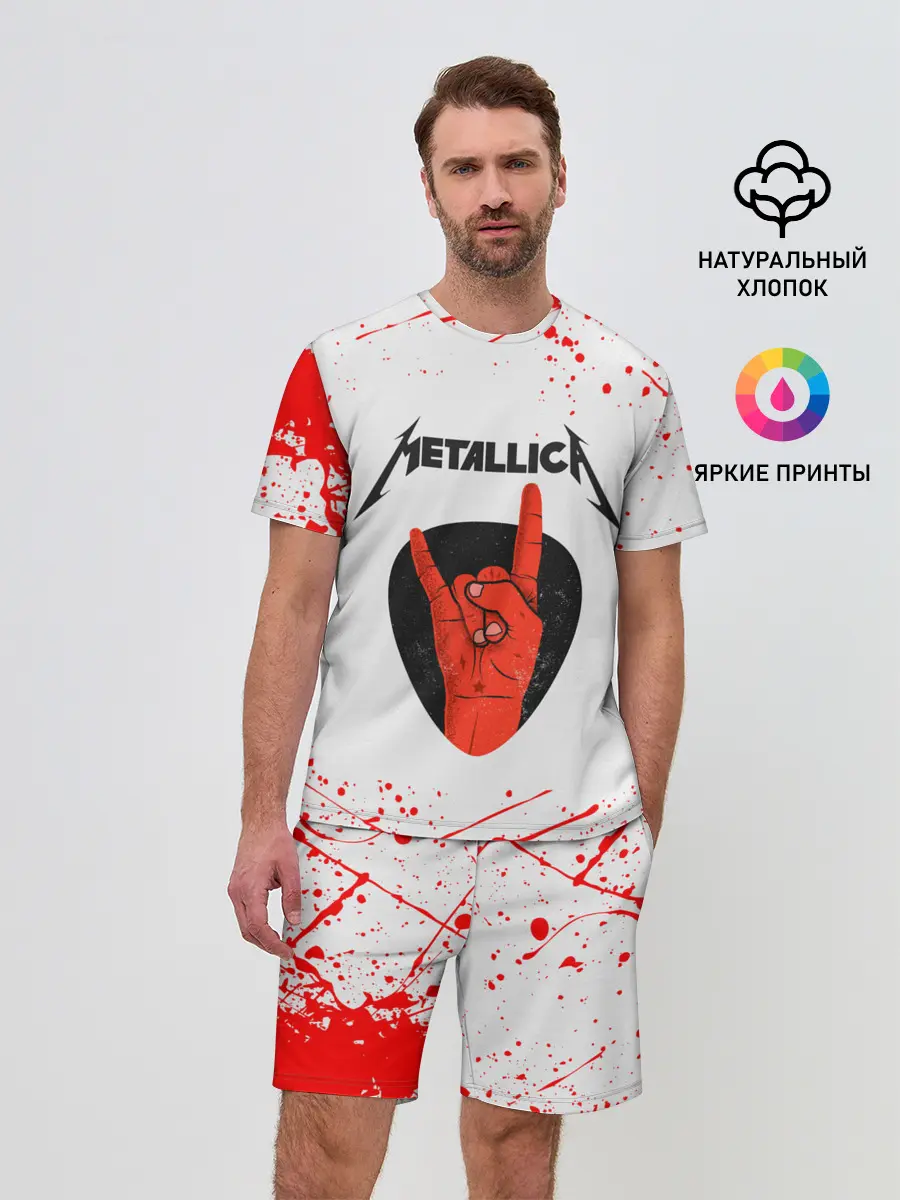 Мужской костюм с шортами / METALLICA