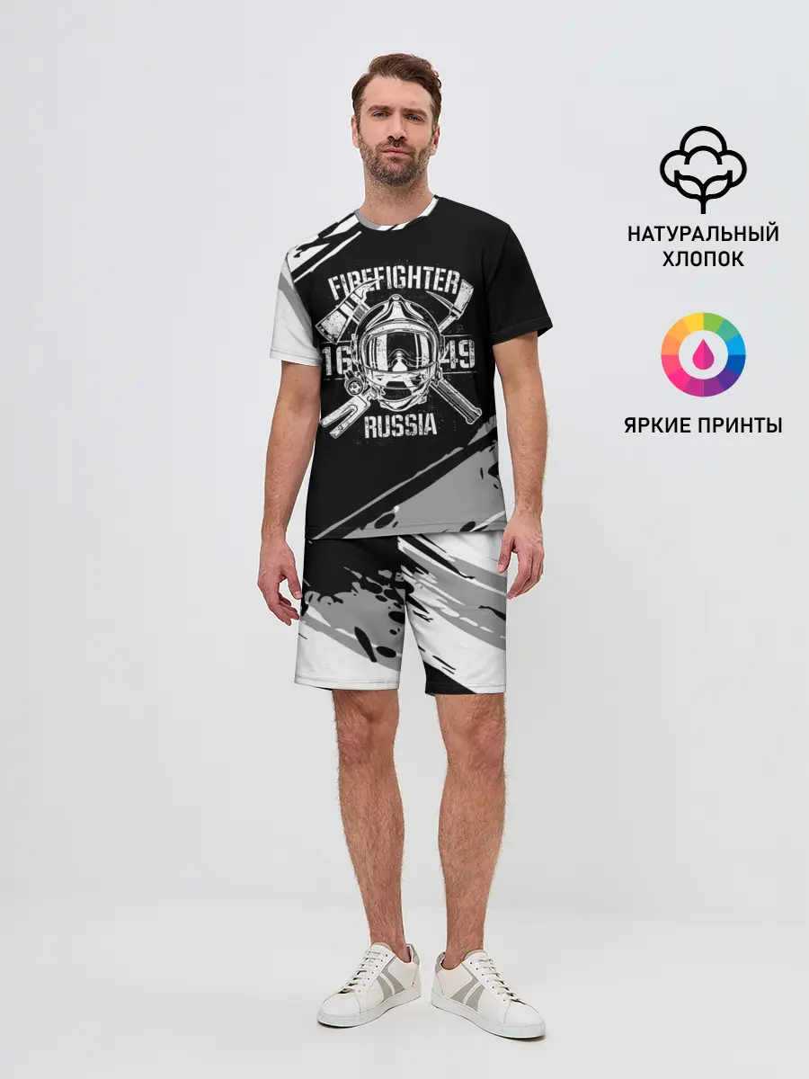 Мужской костюм с шортами / FIREFIGHTER 1649 RUSSIA