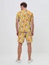Мужской костюм с шортами / Радость Корги паттерн