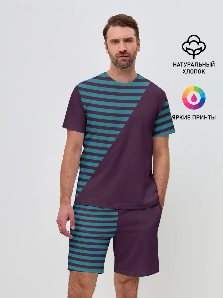 Мужской костюм с шортами / texture