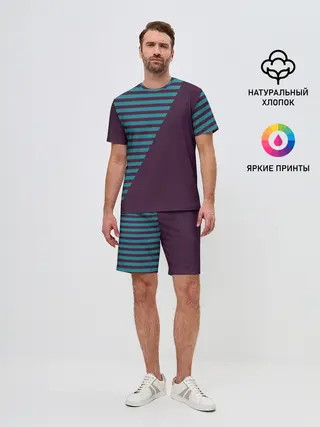 Мужской костюм с шортами / texture