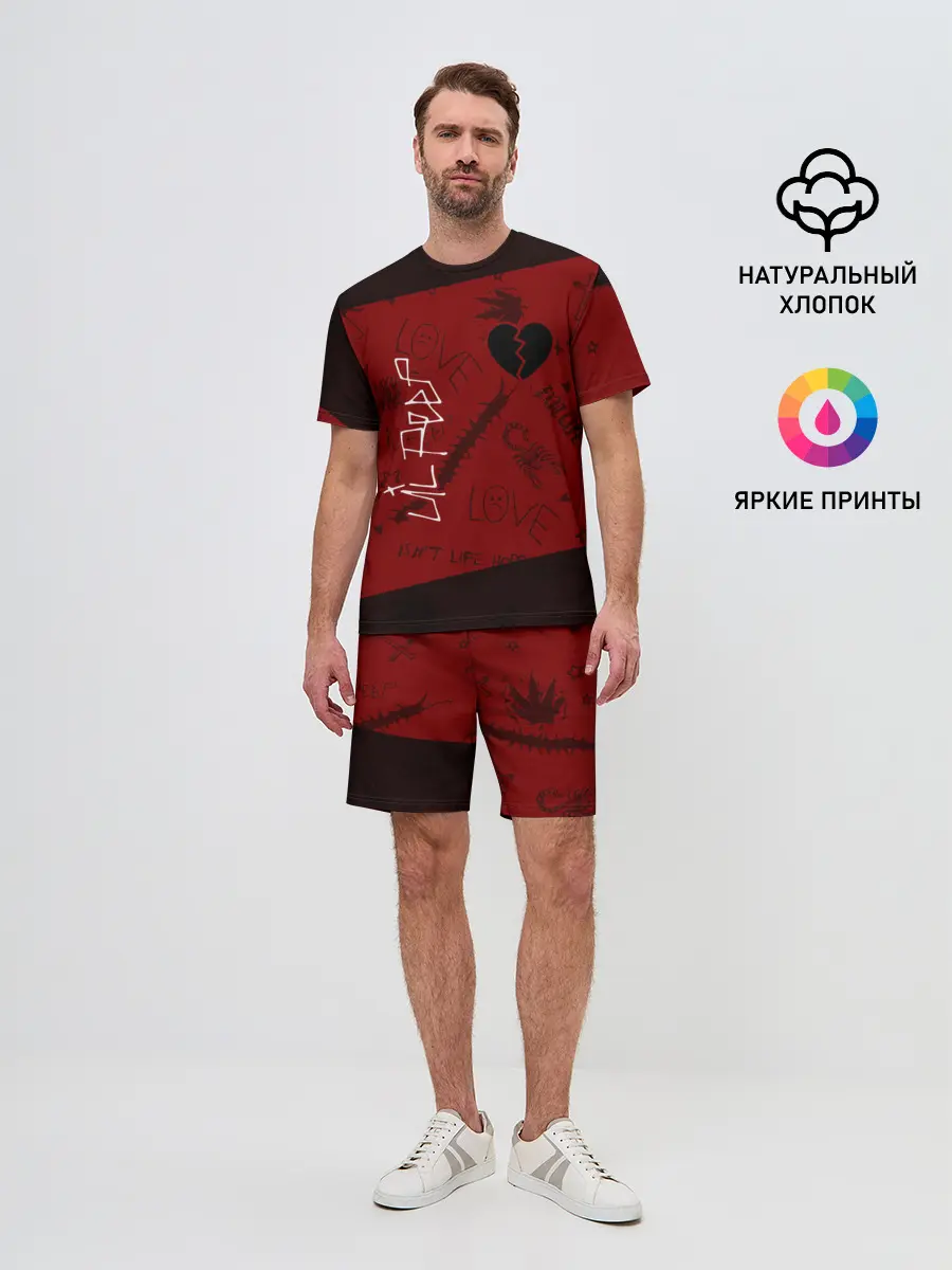 Мужской костюм с шортами / LIL PEEP / ЛИЛ ПИП