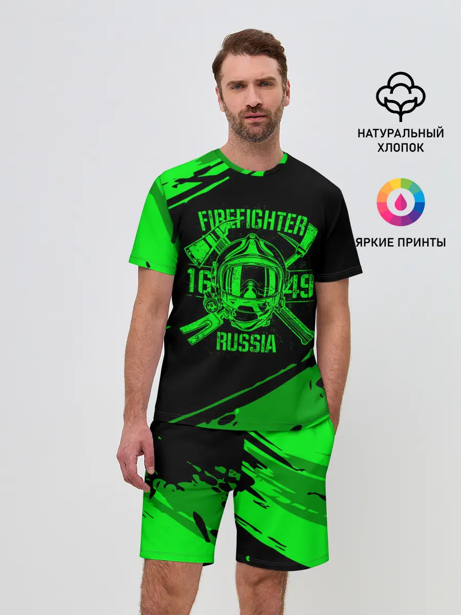 Мужской костюм с шортами / FIREFIGHTER 1649 RUSSIA