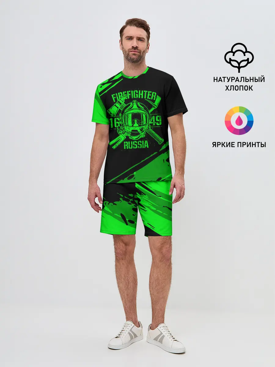 Мужской костюм с шортами / FIREFIGHTER 1649 RUSSIA