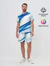 Мужской костюм с шортами / STRIPES BLUE
