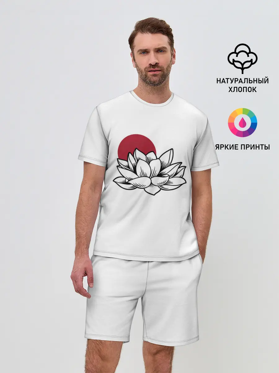 Мужской костюм с шортами / КУВШИНКА НИМФЕЯ | WATER LILY