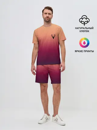 Мужской костюм с шортами / The Gradient Of Deer