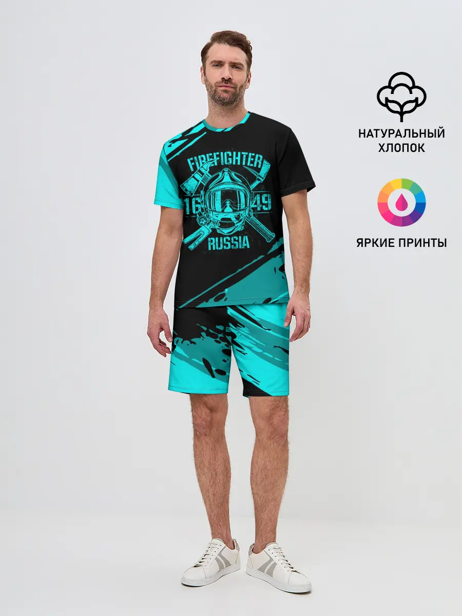 Мужской костюм с шортами / FIREFIGHTER 1649 RUSSIA