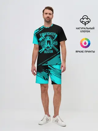 Мужской костюм с шортами / FIREFIGHTER 1649 RUSSIA