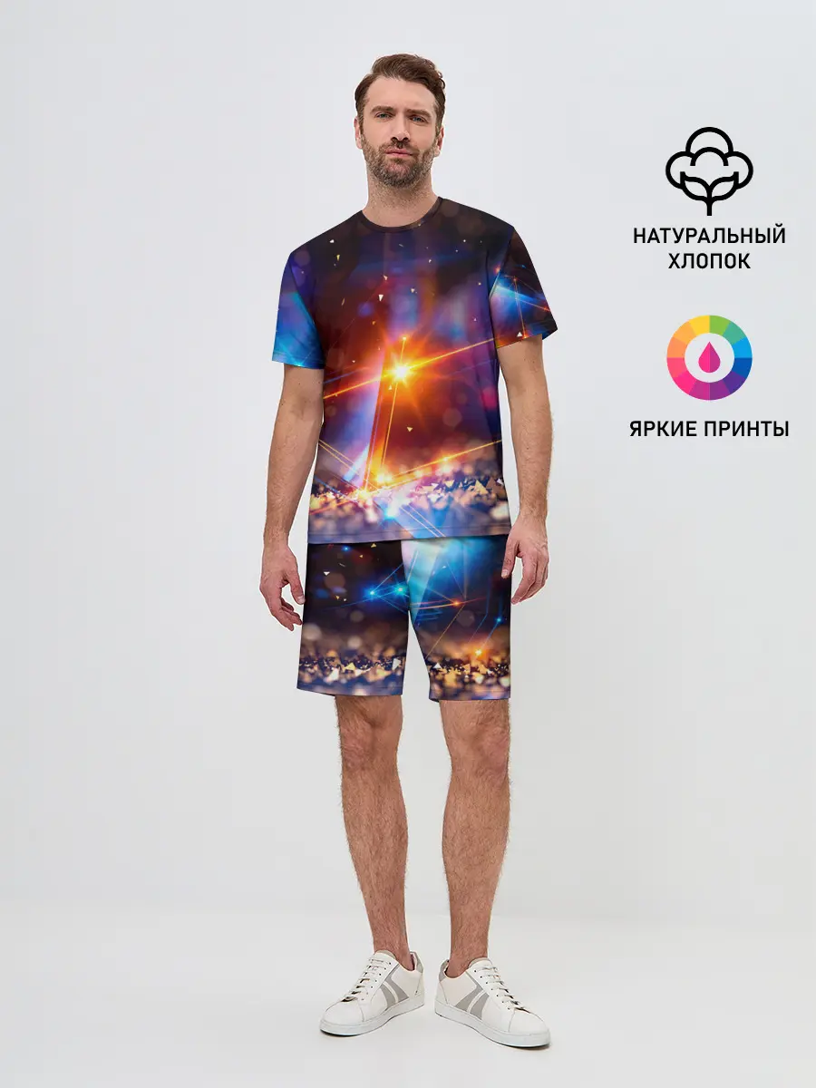 Мужской костюм с шортами / geometry light