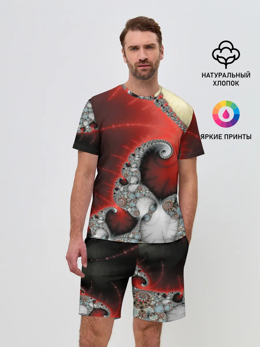 Мужской костюм с шортами / ABSTRACT&FRACTAL