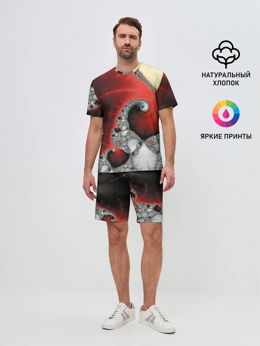 Мужской костюм с шортами / ABSTRACT&FRACTAL