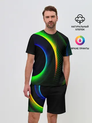 Мужской костюм с шортами / ABSTRACT GEOMETRY