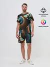 Мужской костюм с шортами / 3D FRACTAL