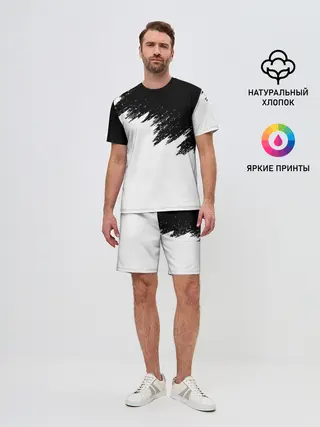 Мужской костюм с шортами / КРАСКА И НИЧЕГО ЛИШНЕГО!