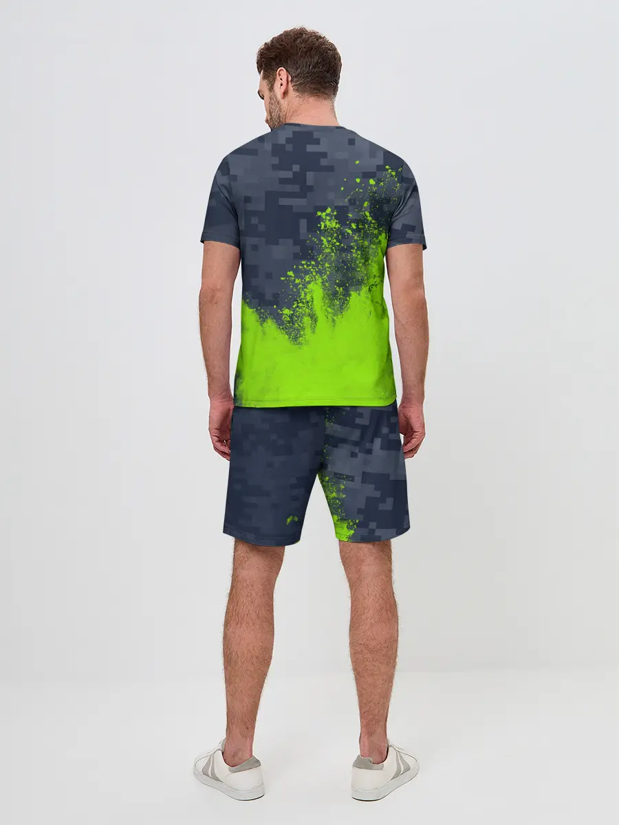 Мужской костюм с шортами / MINECRAFT / МАЙНКРАФТ