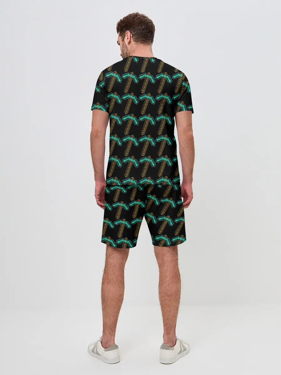 Мужской костюм с шортами / Майнкрафт кирка