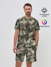 Мужской костюм с шортами / Off Road камуфляж