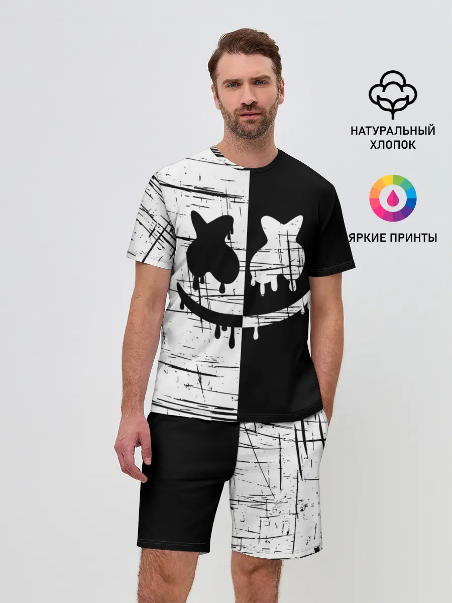 Мужской костюм с шортами / FORTNITE MARSHMELLO.