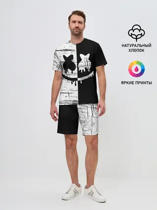 Мужской костюм с шортами / FORTNITE MARSHMELLO.