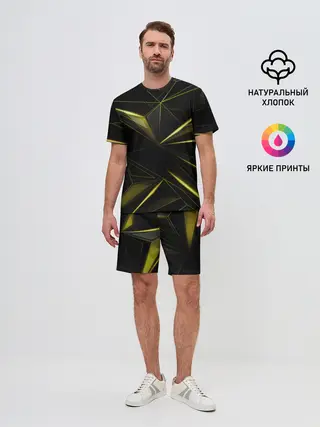 Мужской костюм с шортами / Текстура.