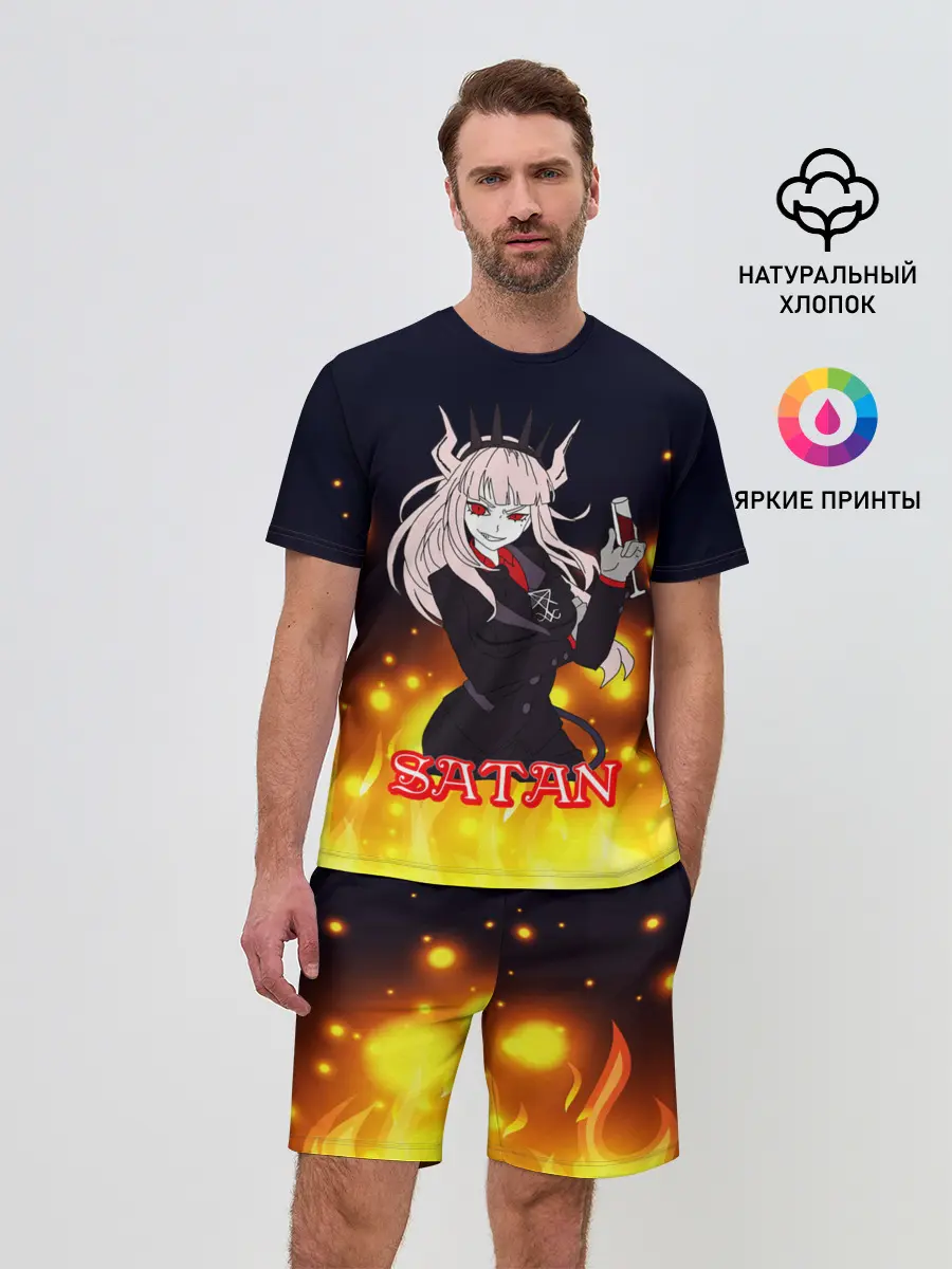 Мужской костюм с шортами / Helltaker Satan Girl