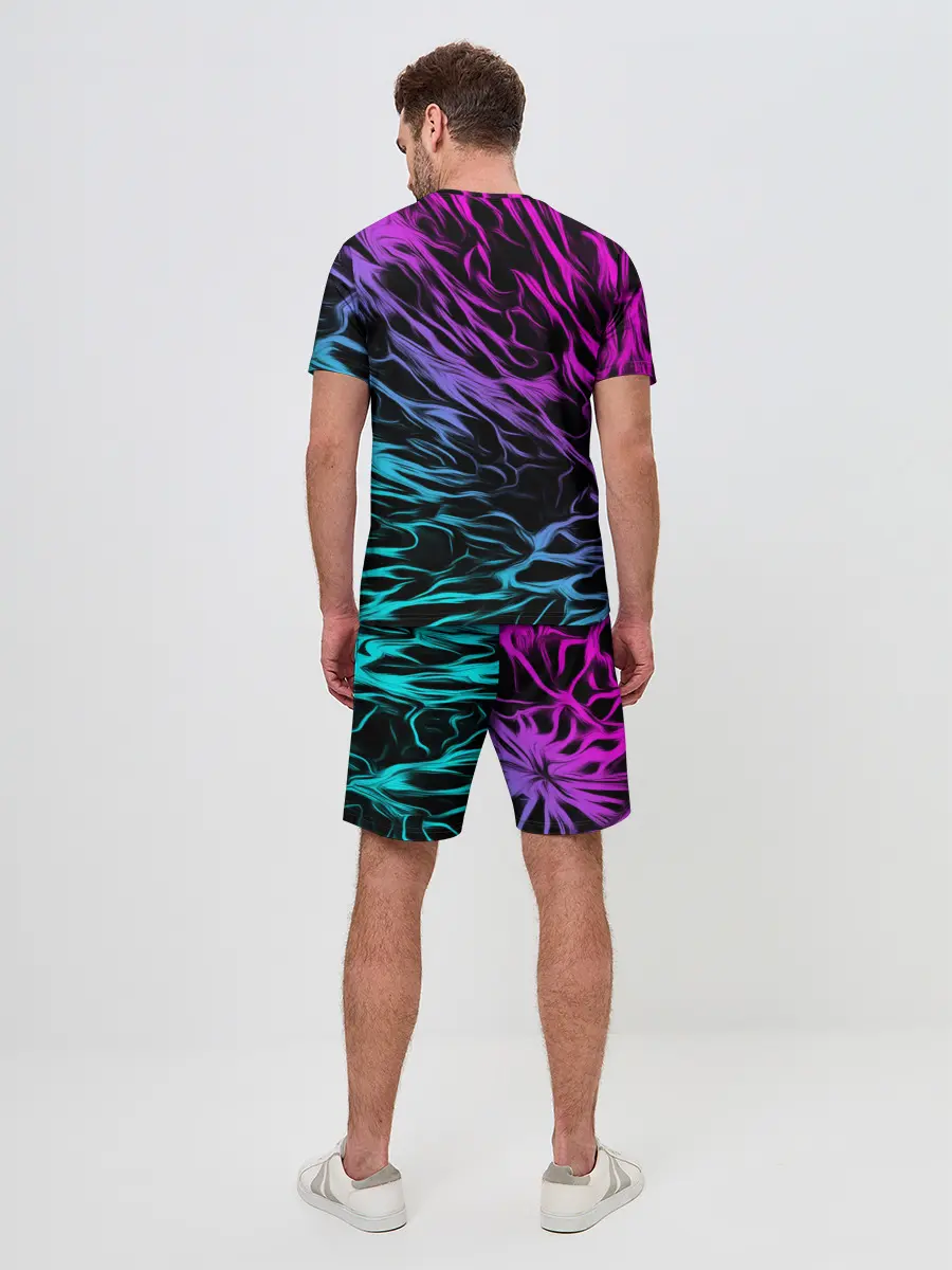 Мужской костюм с шортами / НЕОНОВЫЕ РАЗВОДЫ / НЕОН