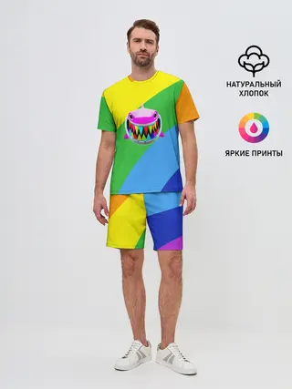 Мужской костюм с шортами / 6ix9ine