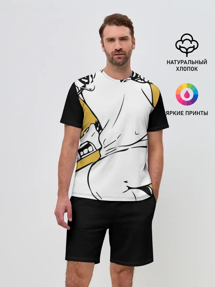 Мужской костюм с шортами / Генос One Punch Man